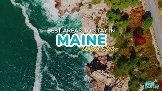  Where to Stay in Maine in 2024 • 7 INCREDIBLE Areas + Map! ️