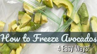 How to Freeze Avocado (4 Easy Ways)