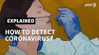 The two types of test for coronavirus | AFP