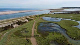 Pagham Harbour and Sea from Above June 2021 - DJI Mavic Mini