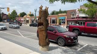 Downtown Orangeville, Ontario Canada