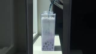 Make a pretty boba drink with me 