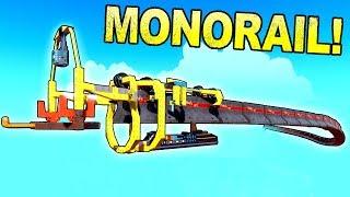 This Monorail Actually Builds Its Own Rail! [BEST CREATIONS] - Trailmakers Gameplay