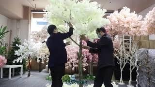 Artificial indoor customized artificial cherry blossom tree