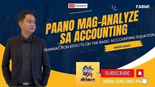 PAANO MAG-ANALYZE SA ACCOUNTING?