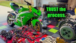 My Greatest Stunt Bike Build - 2004 Zx6r Dream Machine!