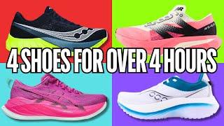 +4 Hour Marathon CRUSHERS! TOP 4 Running Shoes to Dominate the Course