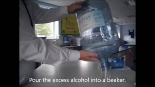 The Combustion of Alcohol in a Whoosh Bottle