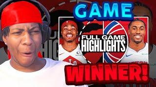 Lvgit Reacts To RAPTORS at PISTONS | FULL GAME HIGHLIGHTS | November 25, 2024