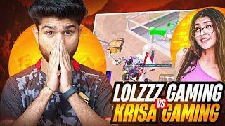 @LoLzZzGaming vs Krisa PlayZ  | Intense Classic Fight | Girl Gamer vs LoLzZz Gaming