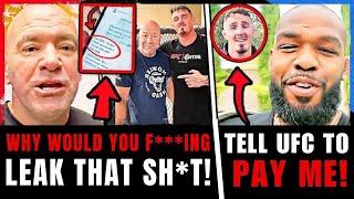 MMA Community Responds to Tom Aspinall's Leaked UFC 309 Pay Check Messages! Dana White OFFICIATES!