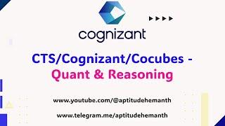 CoCubes/CTS/Cognizant - Quant & Reasoning