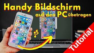 Handy auf PC übertragen | Fernsteuern mit USB | Tutorial 2021