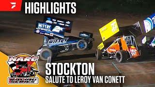 Salute to Leroy Van Conett | NARC 410 Sprints at Stockton Dirt Track 3/8/25 | Highlights