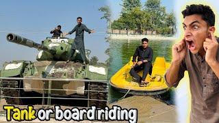 Aj Board Riding Ki Or Army Tank Dikha