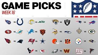 Week 16 Game Picks!