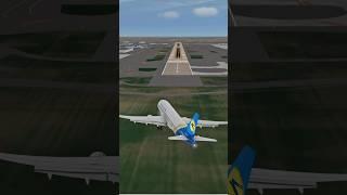 Ukraine International A320 Crazy Landing #aviation #a320 #flightsimulator #avgeek #landing #rfs