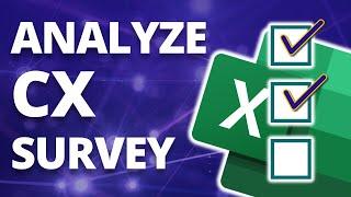 How to Analyze Customer Experience Survey Data in Excel using COUNTIF Function ️ [EXCEL TIPS ‍]