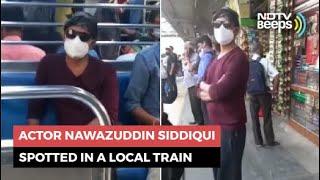 Nawazuddin Siddiqui Travels In Mumbai Local, Fans Hail His Simplicity