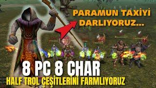 8 PC 8 CHAR ÇÖP SLOT FARMLARI  , 50 KİL VE  PARAMUN TEK VİDEODA