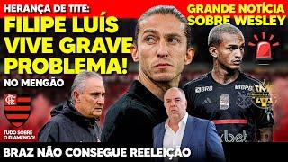 HERANÇA DE TITE: FILIPE LUÍS APONTA GRAVE PROBLEMA NO FLAMENGO! DEU RUIM PRA BRAZ! EXCELENTE NOTÍCIA