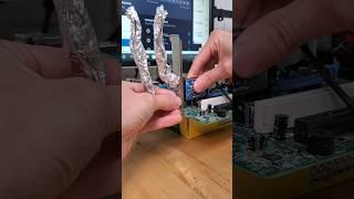 can you use aluminum foil as a wifi antenna in your PC? #shorts