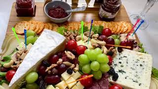 КАК ПРИГОТОВИТЬ СЫРНУЮ ТАРЕЛКУ  HOW TO MAKE CHEESE CHARCUTERIE BOARD @Amond