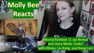 Mortal Kombat 11 Jax Reveal and Story Mode Trailer Reaction! With Kitana, Liu Kang, and Kung Lao!