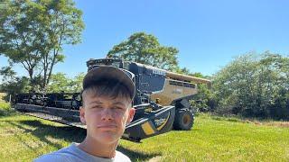 We are harvesting wheat!!!!!!! Day in the life of a 17 year old farmer