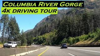 Columbia River Gorge | 4k Driving Tour | Oregon side