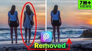 How to remove OBJECT/PERSON in PicsArt | how to erase something from a photo