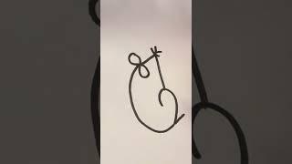 How to draw a Mouse quickly?!!Using number 872,letter CKS! #easydrawing #drawing #shorts #subscribe