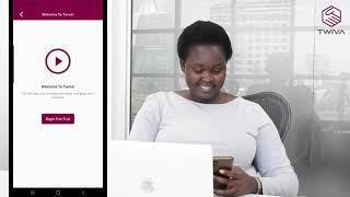 Twiva App Business Signup Process and Listing of products.