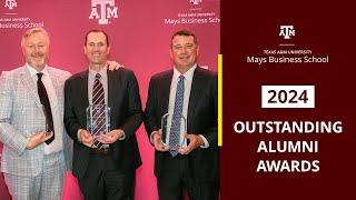 Mays Business School Outstanding Alumni Award 2024 | Texas A&M University