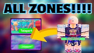 WE FINALLY UNLOCKED ALL THE ZONES!!!! Roblox Anime Worlds Simulator