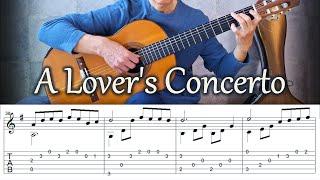 A Lover's Concerto - Fingerstyle Guitar | TAB