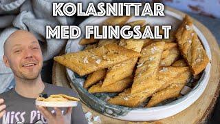 Kolasnittar med flingsalt