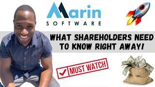 MRIN STOCK (Marin Software) | Price Predictions | AND What Shareholders Need To Know Right Away!