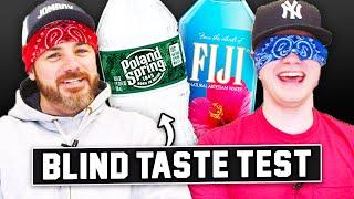 Can we guess these Water Brands blindfolded?!