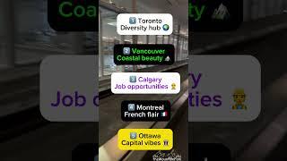 Best Cities inCanada #youtubeshorts #canada #shorts #trending #viralvideo #short #tranding #city