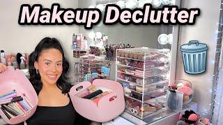 Decluttering My Makeup Collection  End of year CLEAN OUT!