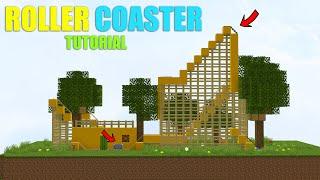 Make Roller Coaster in Minecraft Easy 1.20