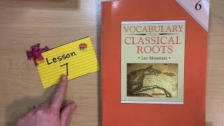 Roots Vocabulary Book - Lesson 7