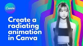 Canva Tutorial: Animated Radiating Cutouts