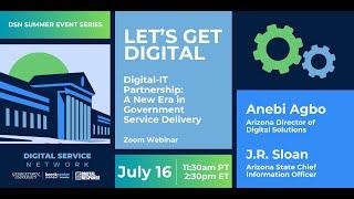 Let's Get Digital Event Series | Digital-IT Partnership: A New Era in Government Service Delivery