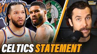 Knicks-Celtics Reaction: Jayson Tatum AMAZING, Boston embarrasses NY in opener | Hoops Tonight