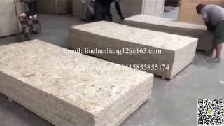 small capacity/small budget semi-automatic osb production line making machine from waste veneer