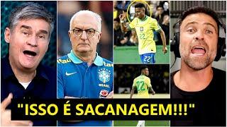 "POR%@! É UMA PALHAÇADA!!! O Dorival BOTOU o Estevão pra JOGAR SÓ 3 MINUTOS na Seleção Brasileira!"