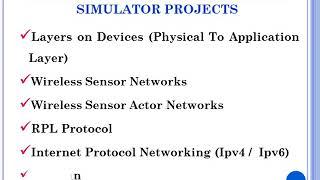 COOJA NETWORK SIMULATOR PROJECTS | COOJA NETWORK SIMULATOR THESIS