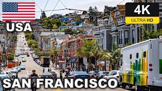 【4K】SAN FRANCISCO Walking Tour /  USA